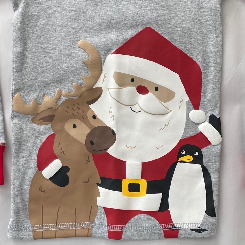 hanna Andersson & Carters Christmas PJ Tops Size 6-7
